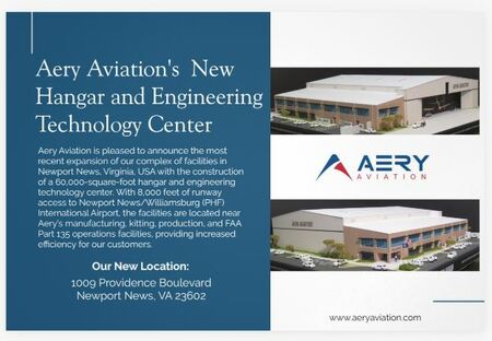 NewHangarAnnouncement4x6PostCardFront.JPG